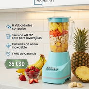 Batidora licuadora de 6 velocidades, pulso, cuchilla inoxidable, traída de USA, buena marca - Img 57984001