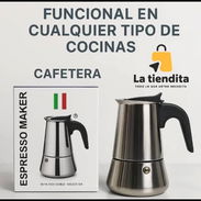 Cafetera italiana de 4 tazas... Ofrecemos mensajería Gratuita - Img 56494443