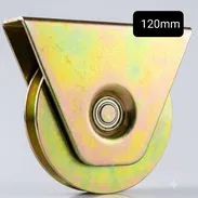 ‼️‼️Ruedas de acero para portón. ‼️‼️‼️ 120mm--$8000 / 40mm--$3000. RUEDAS DOBLES. 70mm--$6500. / 50mm--$4500 - Img 57896330