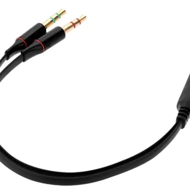 Divisor Auxiliar de Audio Micrófono a Doble Jack 3.5mm. Nuevos sin estrenar. 59218406. - Img 69712338