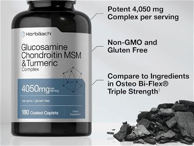 Glucosamina + chondroitin de 4050mg , de 180 tab  Pomo sellado  25$ - Img 67520425