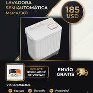 Lavadora Semiautomática 7 kg Marca EKO* - Img 57154658