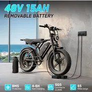 Bicicleta eléctrica con batería de litio - Img 56263586