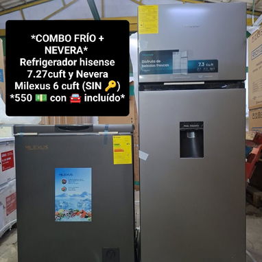 COMBOS DE REFRIGERADORES Y NEVERAS - Img 123541102