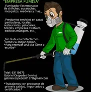 Fumigador Exterminador de chinches, cucarachas,  mosquitos, roedores y mas - Img 50125799