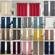 🔹 Juego de 2 Cortinas Blackout 🪟 💰 Precio: *27 USD* - Img 52935919