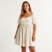 Vestido color hueso. Talla M. - Img 58369902