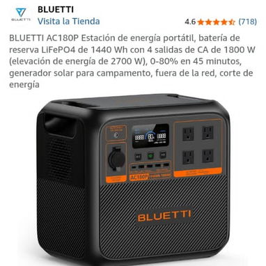‼️⚡Gran variedad de estaciones de energía portátiles ECOFLOW y BLUETTI⚡‼️. Transporte, garantía y factura incluidas. - Img 123543985