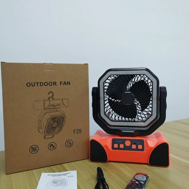 Ventilador Recargable F29 + Panel Solar - 5/5