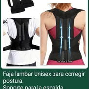 Faja lumbar para corregir postura unisex - Img 57974743