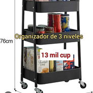Organizador de 3 niveles con rueditas - Img 55245264