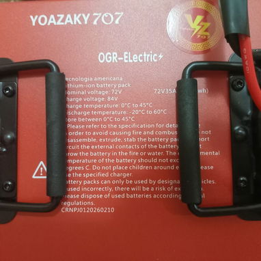 Bateria litio 72vol 35 ampere nueva - Img 123680754