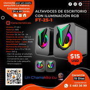 🔊 RGB 🔊 ALTAVOCES CON ILUMINACIÓN RGB PARA SU ORDENADOR. FACTURA Y GARANTÍA. TLF 54833699 - Img 53595075