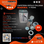 ☕ 9 ☕ CAFETERA MARWA ESTILO ITALIANA. ENTREGA GRATIS CON FACTURA Y GARANTÍA DE 1 MES. TLF 54833699 - Img 50694596