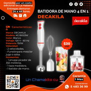 🧋BATIDORA 4 EN 1🧋 DECAKILA 150W. CON MENSAJERÍA, FACTURA Y GARANTÍA. TLF 54833699 - Img 51421060