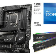 KIT Gaming 12th generación .Board MSI Z690-A PRO Wi-Fi DDR5Micro Intel Core I7 12700k Ram DDar5 32gb (2 x 32) 6000Mhz - Img 44834045