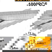 STS0210 Grapas 10 mm - 1000 Piezas, Compatible HSG1404/HSG1405/HSG1406, Envío - Img 49220262