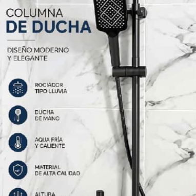 Mezcladora de ducha 3 tiros . - 2/3