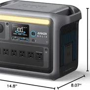 Estación de energía portátil Anker SOLIX C1000 ☎️53312267🛵 mensajería gratis - Img 55750842