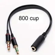 Cable para separar audio y microfono, nuevos ----- 54268875 - Img 50516421