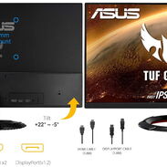 monitor ASUS TUF Gaming 24 , FHD, IPS, 165hz, 1ms, altavoz, nuevo en caja - Img 44036617