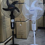 Ventiladores recargables pedestal milexus, justo lo que necesita para estos apagones - Img 55493653