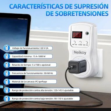 Protector de Voltaje 110 V para equipos Electrodomésticos - Img 124451271