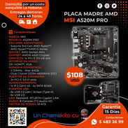 🔰 MSI 🔰 PLACA MADRE MSI RYZEN A52M PRO. GARANTÍA Y FACTURA. # 54833699 # - Img 53915843