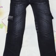 Pantalones jeans totalmente elastizados, tela fuerte y gruesa,  sin bolsillo estilo europeo 2880 CUPS - Img 45563980