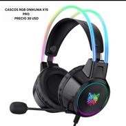 CASCOS RGB ONIKUMA X15 PRO NUEVOS EN CAJA!!!! - Img 52450713