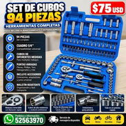SET DE CUBOS Y HERRAMIENTAS — 94 PIEZAS — - Img 57874656