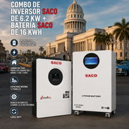 Inversor Saco 6.2 kw 110 y 220 * Bateria Saco 16 kwh 51.2v 320ah *5300 usd*, transporte incluído - Img 57254980