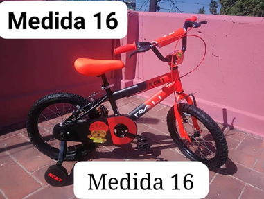 Bicicletas para niños medida 12-16-20 - Img 71392507