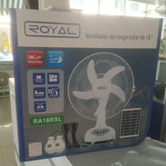 Ventilador Royal recargable con panel solar 16 pulgadas - Img 45440602