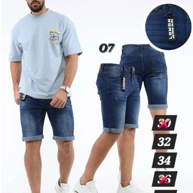 Shorts de mezclilla de hombre - 8/10