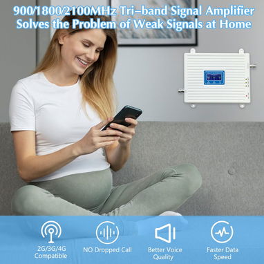 ANTENA AMPLIFICADOR DE SEÑAL TRIPLE BANDA SELLADOS EN CAJA OFERTA LIMITADA#63142460 /55821991 - Img 119248338