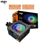 ⚡ FUENTE DE PODER AIGO AK 600W RGB Silenciosa ⚡🌐 79.99 USD - Img 56581621