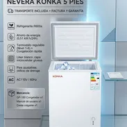 Freezer Nevera 5 Pies marca Konka, Blanco | precio $290 USD con Transporte Incluido | Garantía + Factura - Img 57671091