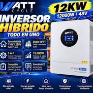 Inversor Híbrido WattCycle HYBRID PLUS ⚡️ Potencia 12 kW (12000W) ⚡️ Doble Controlador Solar MPPT ☀️☀️ Salida 110V / 220 - Img 58354400