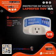 PROTEGE TU EQUIPOS⚡ 15 USD ⚡ PROTECTOR DE VOLTAJE  120V - 15A. MENSAJERÍA CON FACTURA Y GARANTÍA 1 MES. TLF 54833699 - Img 50728001
