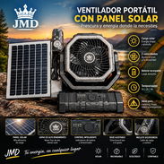 Ventilador Portátil c/ Panel Solar - Img 57996156