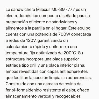 Sandwichera parrilla - Img 122117177