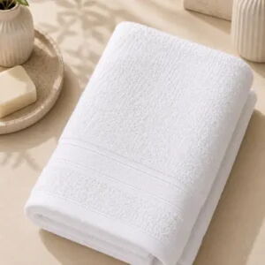 Toalla Cisne Blanco de 40 × 70 cm, 100 % algodón de 550 g - 3/8