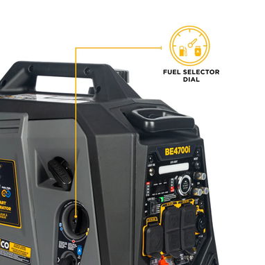 NEW BE Power Equipment BE4700ID 4700W Dual-Fuel Digital Portable Inverter 160cc Generator - 6/10