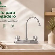 Grifo para fregadero doble cuello de cisne GP 1322 (cv) - Img 55917787