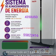 Kit solar,  combo solar sistema solar  todo en 1 6 kw de inversor con 15 kw de respaldo batería inversor estación planta - Img 57322818