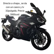 Moto Gasolina Izuki / Huracán 250+ tv 32 pulgadas+1 cascos. Directo a chapa. - Img main-image-55307693