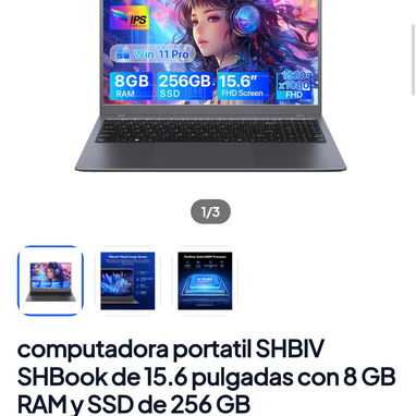 Laptops disponibles Lenovo - Acer - Tunhail - Morostron - ARCBUC - MAXVELTH - SHBIV - 3/7