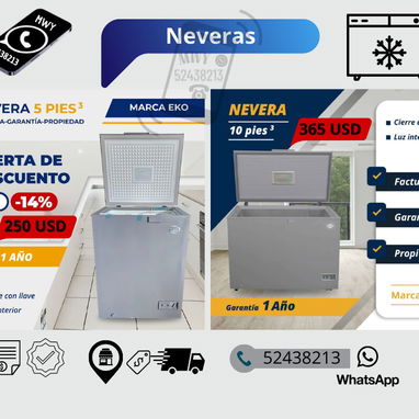 Neveras horizontales y verticales - Img 112977902