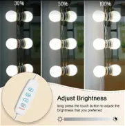 Luces para decoración de espejos salon de belleza 10 bombillas 3 temperaturas de luz , regulador d intensidad, puertousb - Img 45490726